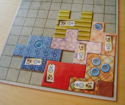 Part of the fun of Patchwork is in solving spacial puzzles.