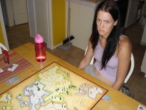 Games that prominently feature elimination like Risk can leave everyone feeling bad. Image from Board Game Geek.