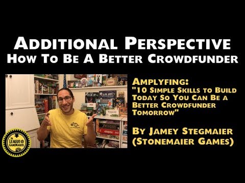 ADDITIONAL PERSPECTIVE – HOW TO BE A BETTER CROWDFUNDER