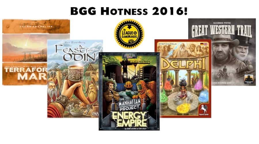 BGG HOTNESS 2016