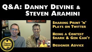 Q&A: DANNY DEVINE AND STEVEN ARAMINI