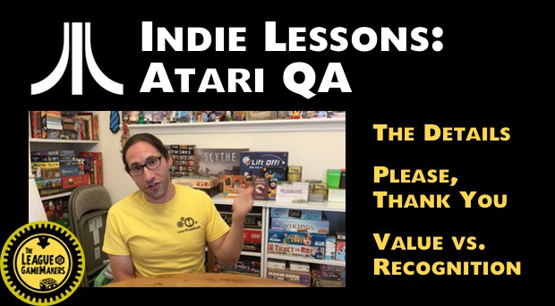 INDIE LESSONS: ATARI QA