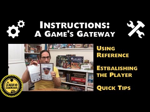 INSTRUCTIONS: A GAME’S GATEWAY