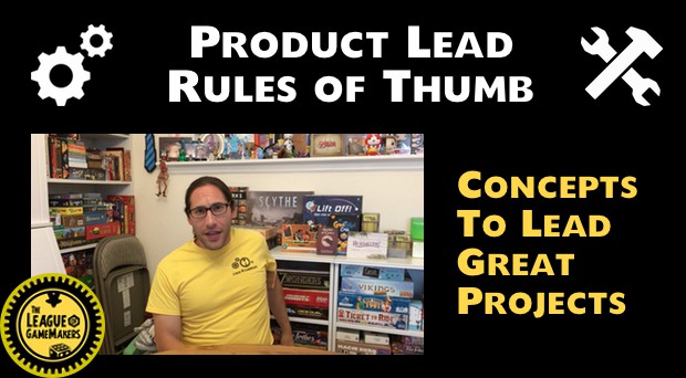 PRODUCT LEAD: RULES OF THUMB