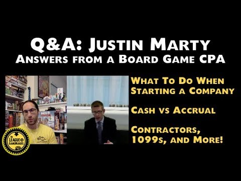 Q&A: JUSTIN MARTY – ANSWERS FROM A BOARD GAME CPA