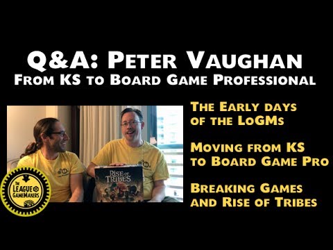 Q&A: PETER VAUGHAN – FROM KS TO BOARD GAME PROFESSIONAL