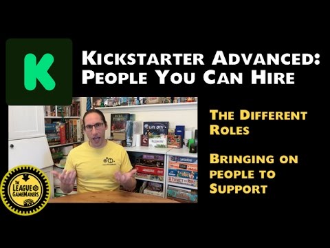 KICKSTARTER ADVANCED: PEOPLE YOU CAN HIRE